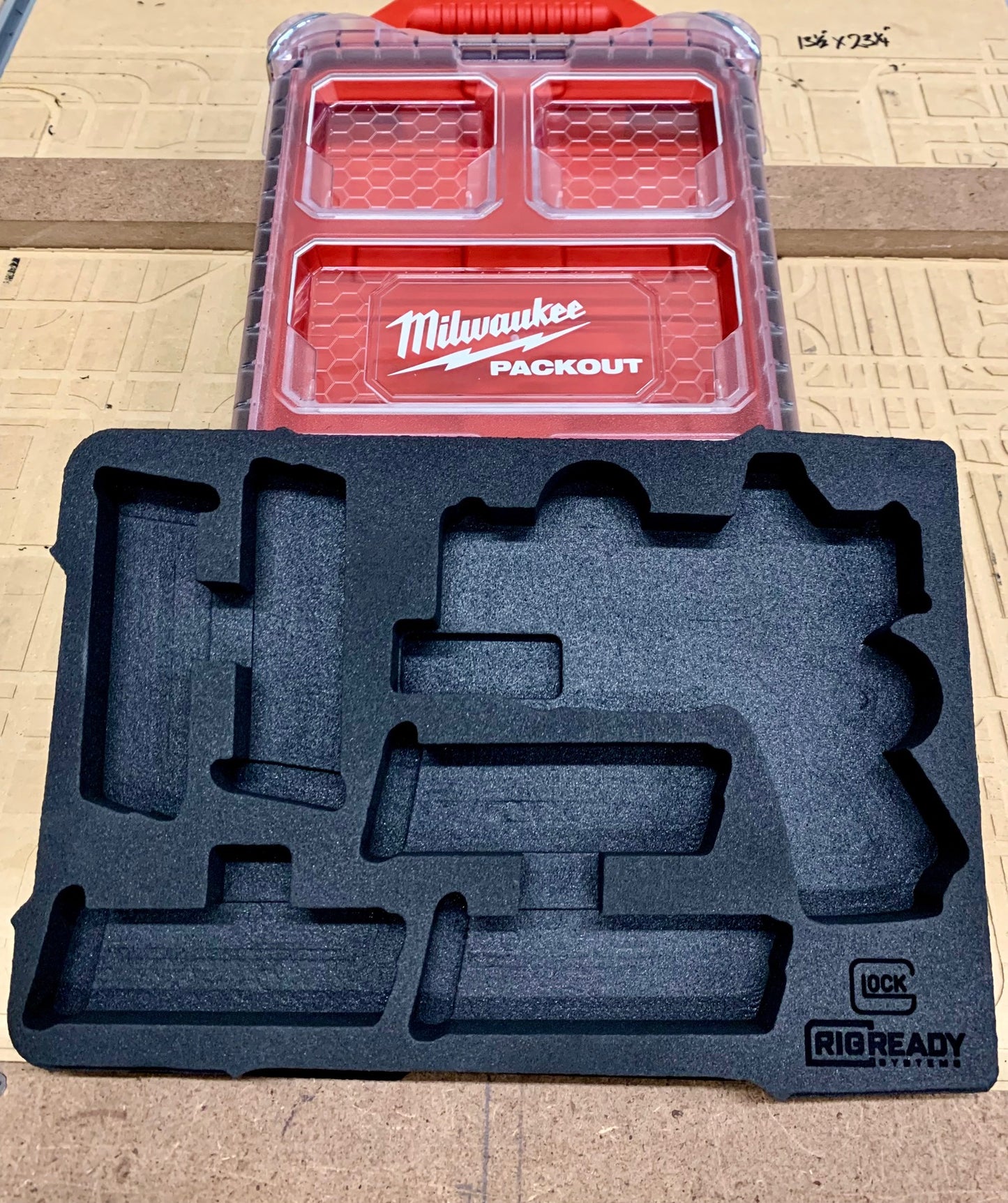 Milwaukee Packout Handgun Insert